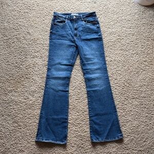 Zara Blue Flare Women's Jeans
